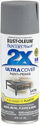 Rust-Oleum 249078 Painter's Touch Multi Purpose Spray Paint, 12-Ounce, Satin Granite | Amazon (US)