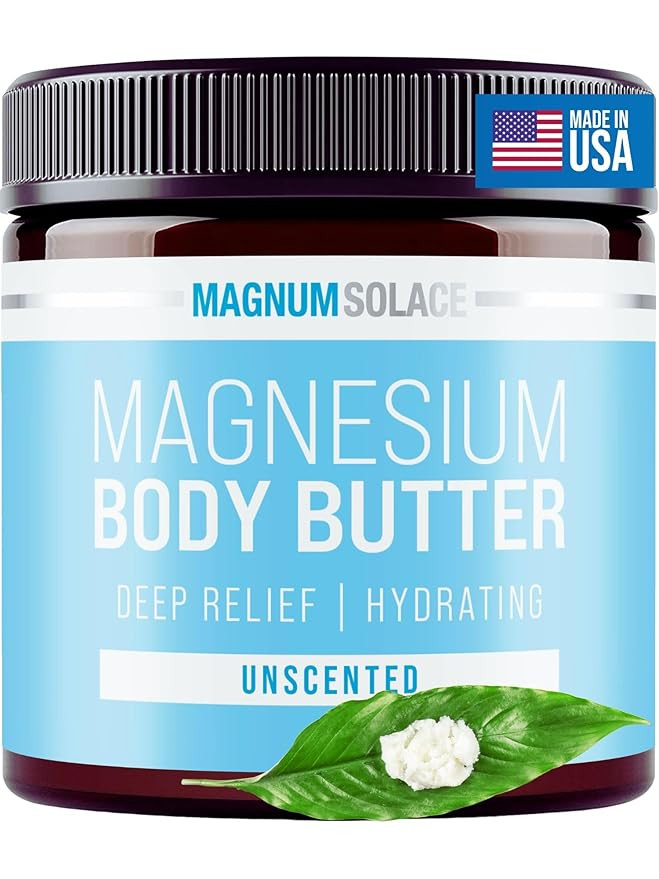 Magnesium Body Butter - Nighttime Magnesium Cream - Lightly Scented | Amazon (US)