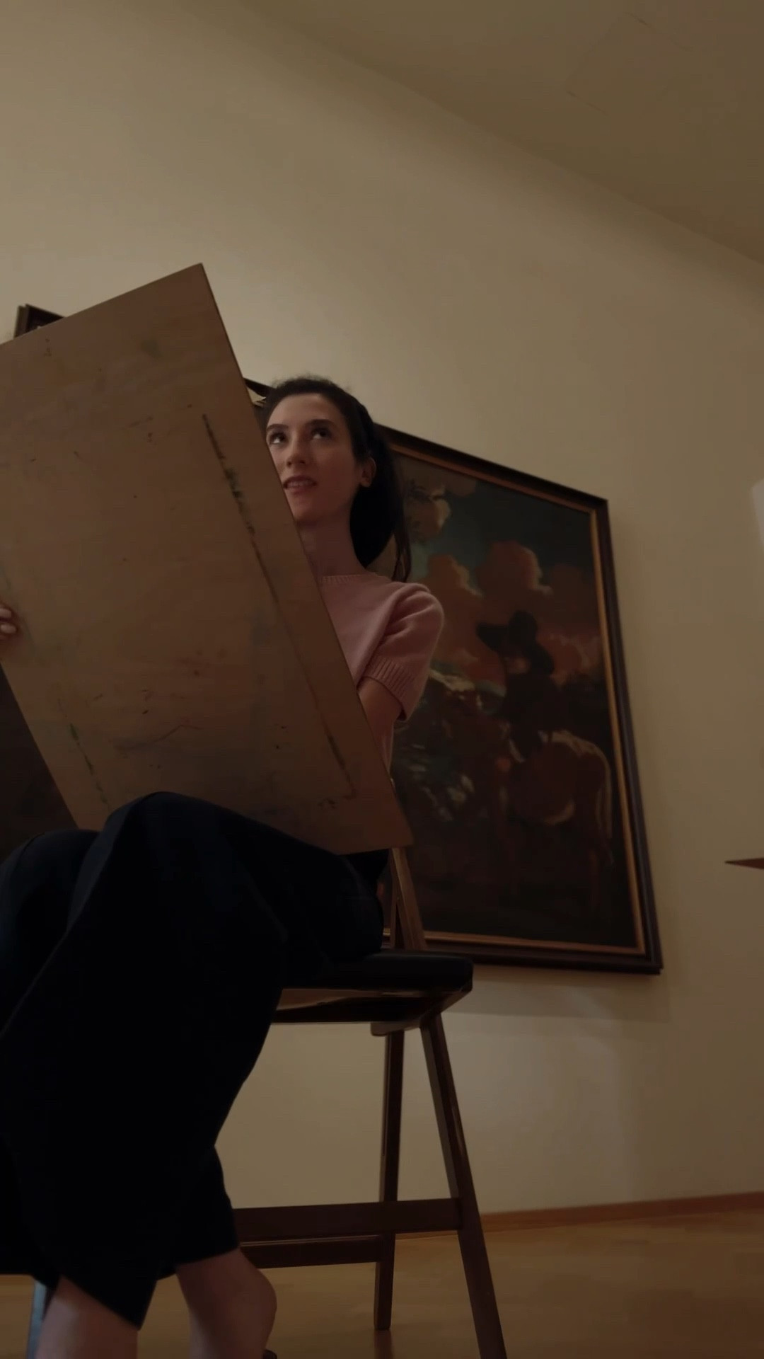 Art class outfit, early fall outfits, autumn preppy outfit, fall class outfit, pastel pink sweater, pants, flats, headband, classy outfit, old money style, light academia outfit, preppy outfit with pants

#LTKSeasonal #LTKPetite #LTKWorkwear