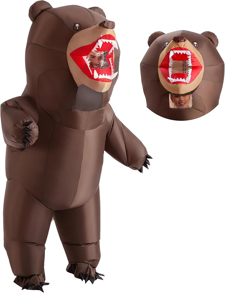 Spooktacular Creations Halloween Inflatable Costume Adult, Bear Blow-up Costume, Full Body Outfit... | Amazon (US)
