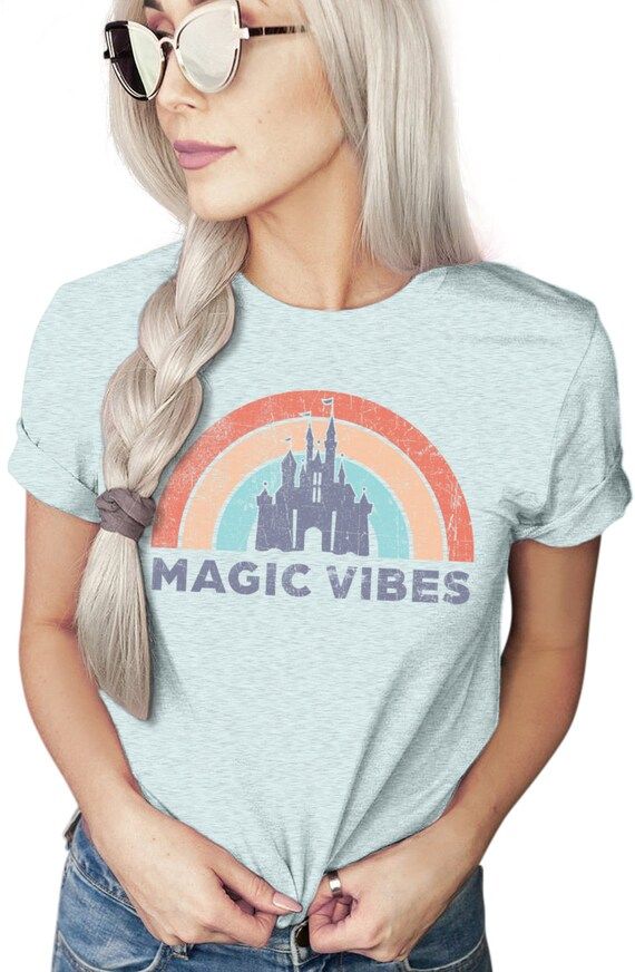 Magic Vibes Shirt | Cute Vacation Shirt for Disney | Unisex Sizing | Etsy (US)