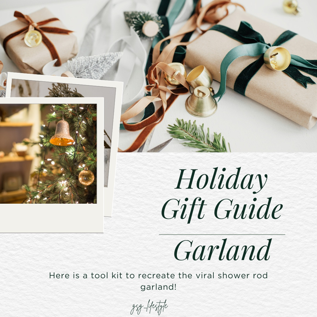 You’re holiday gift guide to the viral shower rod garland! Here is what you’ll need to recreate that viral video. And good thing is, everything is on sale at Target!

#garland #holidaydecorating #housedecorating #christmas #christmasdecorations

#LTKparties #LTKHoliday #LTKGiftGuide