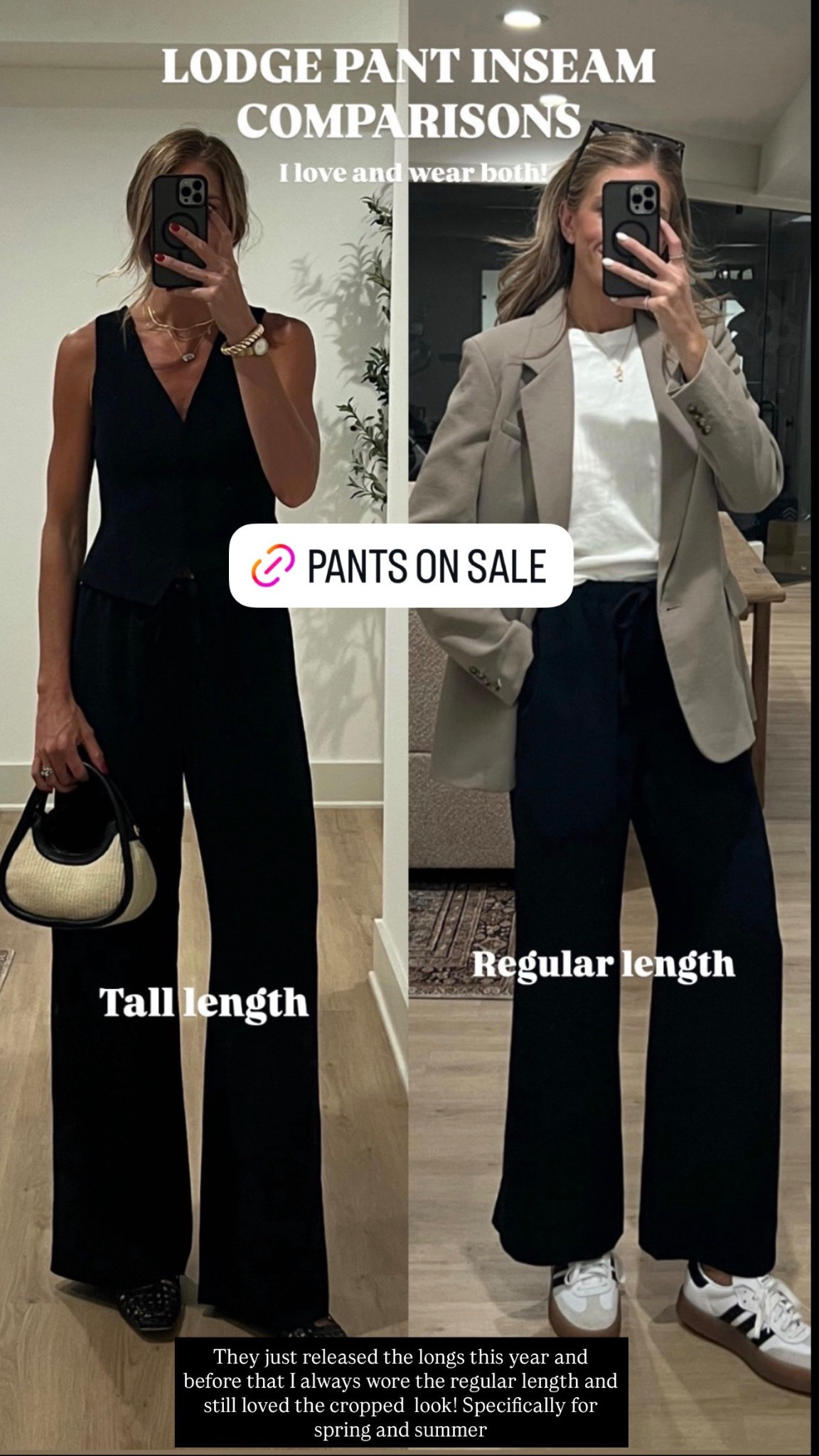 Aritzia lodge pants on sale! They never go on sale so now is the time to buy if you’ve been eying them! Tall sizes/long inseam! I’m wearing medium tall. I’m a true small/4/6 but I always prefer a looser fit so get your true size. This is the shade black. They are made of a material that is almost impossible to wrinkle. I never have had to iron mine! 




Aritzia, tall sizes, cyber sale

#LTKTall #LTKHoliday #LTKCyberWeek

#LTKHoliday #LTKCyberWeek #LTKTall