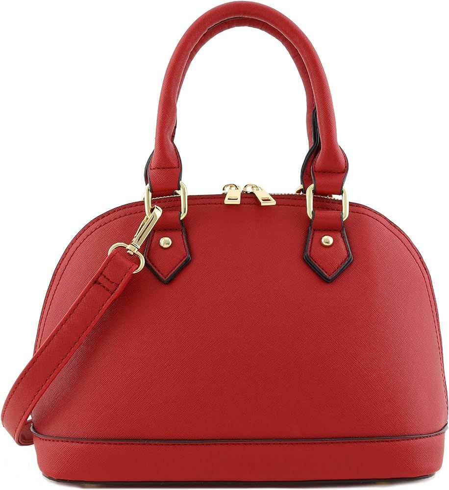 Zip-Around Saffiano Classic Dome Satchel | Amazon (US)