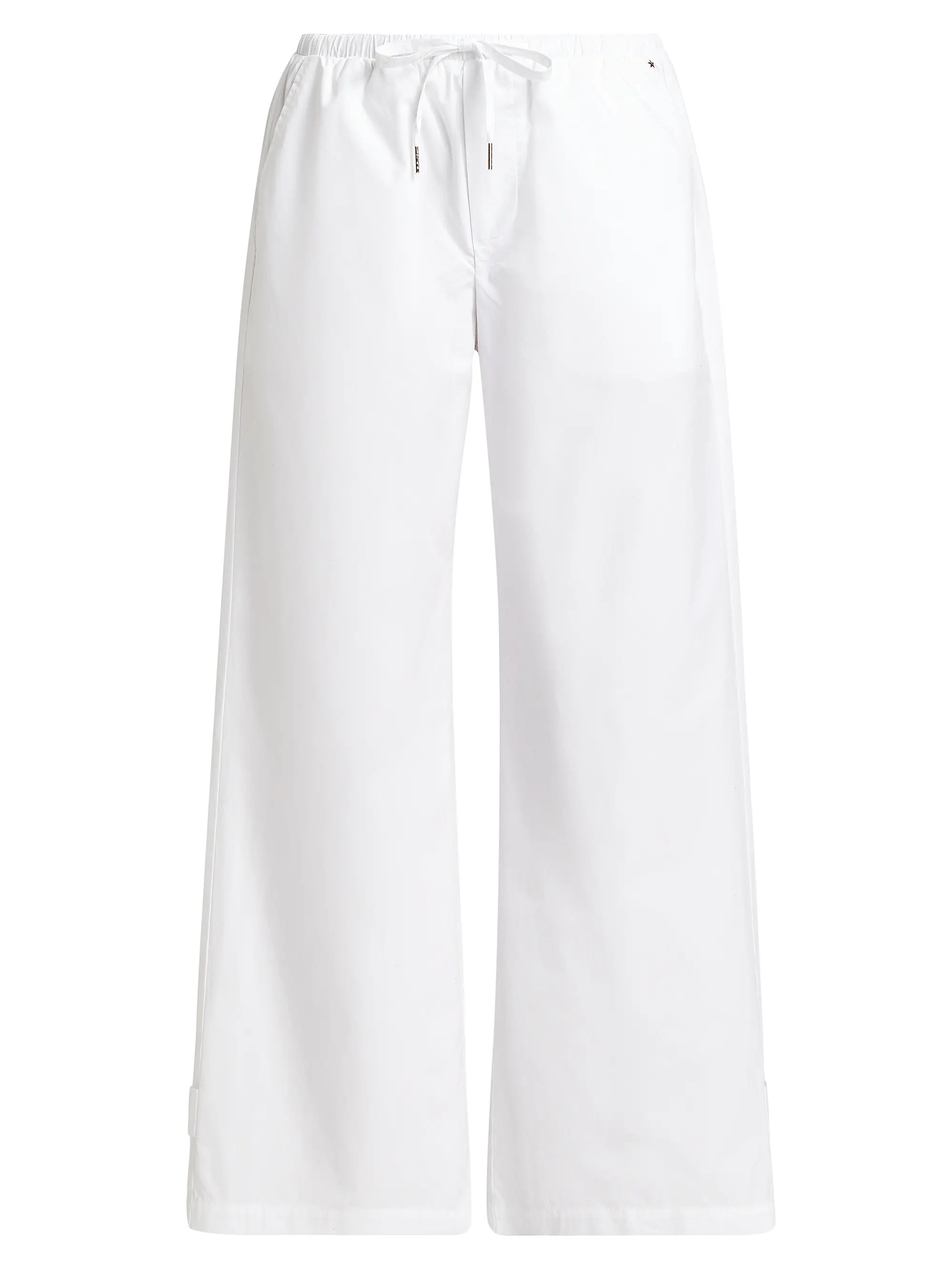 Cotton Drawstring Straight-Leg Pants | Saks Fifth Avenue