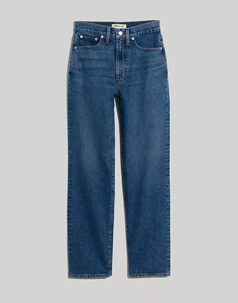 The Perfect Vintage Straight Jean in Bright Indigo Wash: Instacozy Edition | Madewell