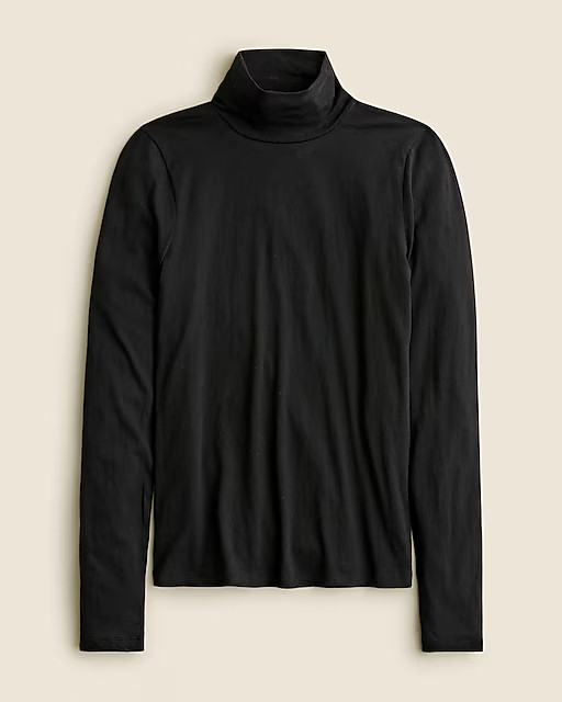 Tissue crepe turtleneck | J. Crew US