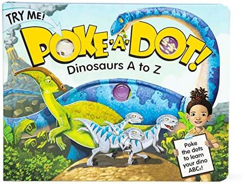 Amazon.com: Melissa & Doug Children's Book - Poke-A-Dot: Dinosaurs A to Z (Board Book with Button... | Amazon (US)