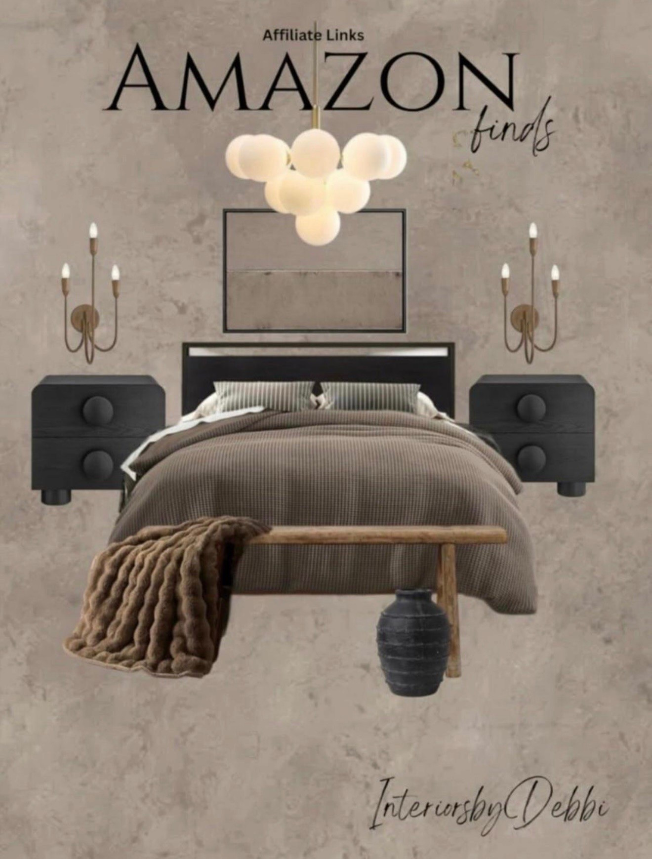 Amazon Finds
Bed frame, nightstands, chandelier, bench, transitional home, modern decor, amazon find, amazon home, target home decor, mcgee and co, studio mcgee, amazon must have, pottery. barn, Walmart finds, affordable decor, home styling, budget friendly, accessories, neutral decor, home finds, buy new arrival, coming soon, sale alert, high end look for less, Amazon favorites, Target finds, cozy, modern, earthy, transitional, luxe, romantic, home decor, budget friendly decor #amazonhome

#LTKSeasonal #LTKHome

Comment SHOP below to receive a DM with the link to this post on my LTK ⬇ https://liketk.it/6m7Is