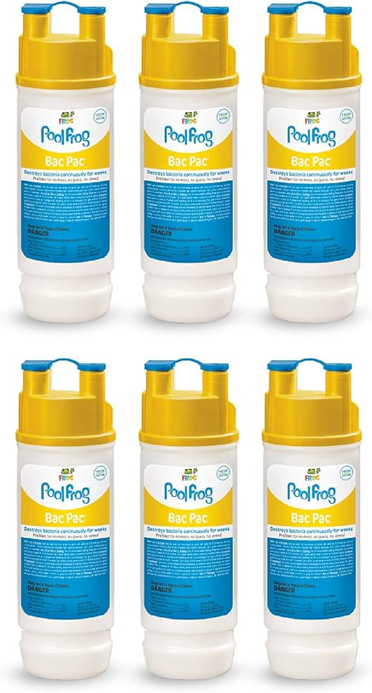 FROG Bac Pac Replacement Chlorine Cartridges for use with Pool FROG Model 5400 and 6100 Cyclers -... | Amazon (US)
