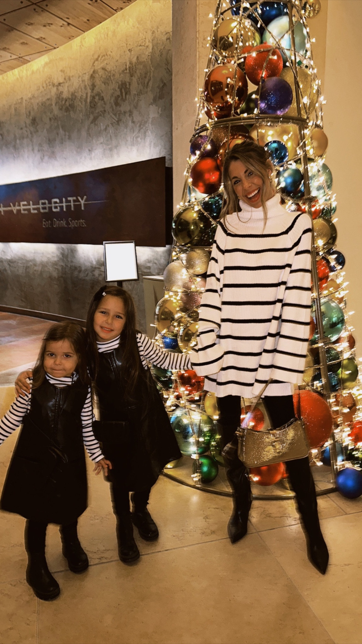 Amazon black and white stripe sweater! Wore with tights and black boots! Tj maxx outfits on the girls 


#LTKover40 #LTKstyletip #LTKSeasonal