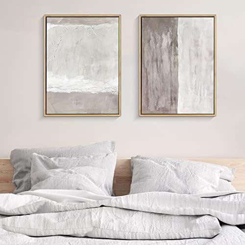 Framed Wall Art, 2pack Canvas Art Prints, Minimalist Abstract Paintings Artwork, 13x17inch, Moder... | Amazon (US)