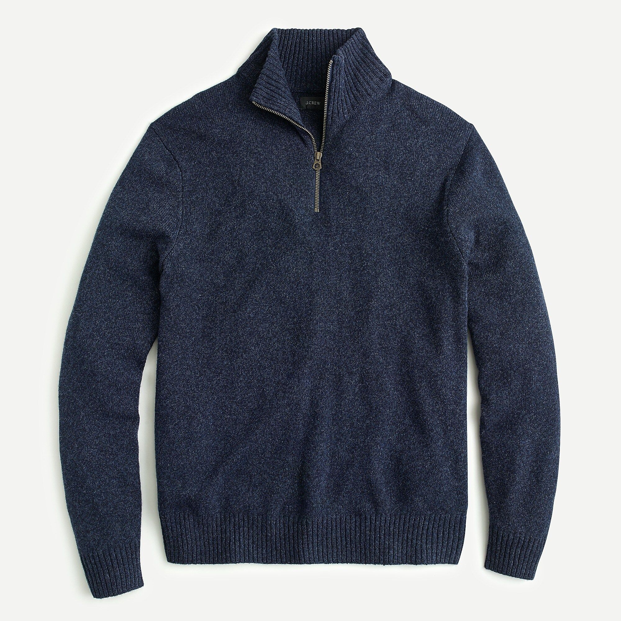 Rugged merino wool half-zip sweater | J.Crew US