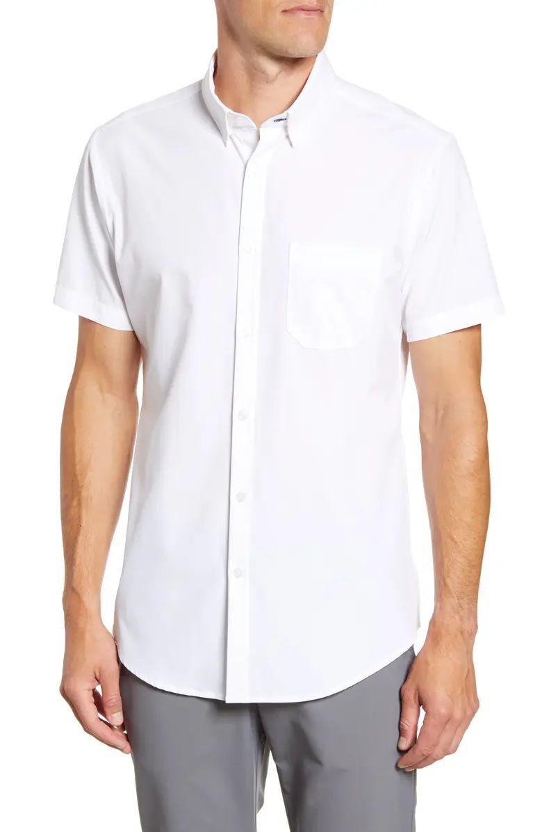 Leeward Trim Fit Short Sleeve Button-Up Shirt | Nordstrom