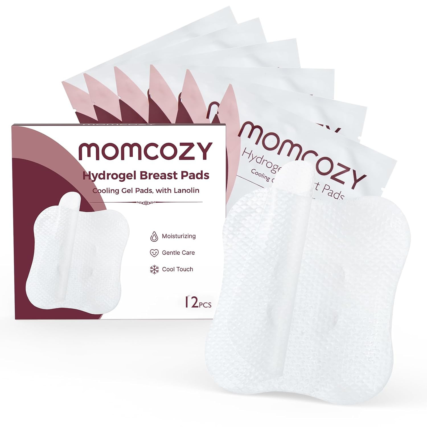 Momcozy Hydrogel Nursing Pads,Cooling Relief,Breastfeeding Essentials 12pcs | Amazon (US)
