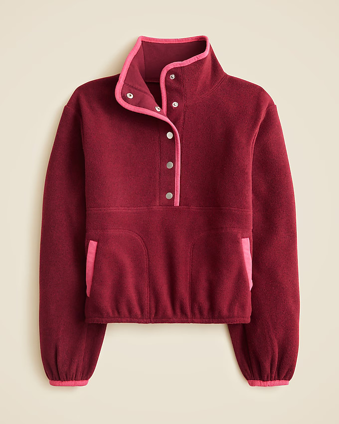 Warm-up fleece pullover | J. Crew US
