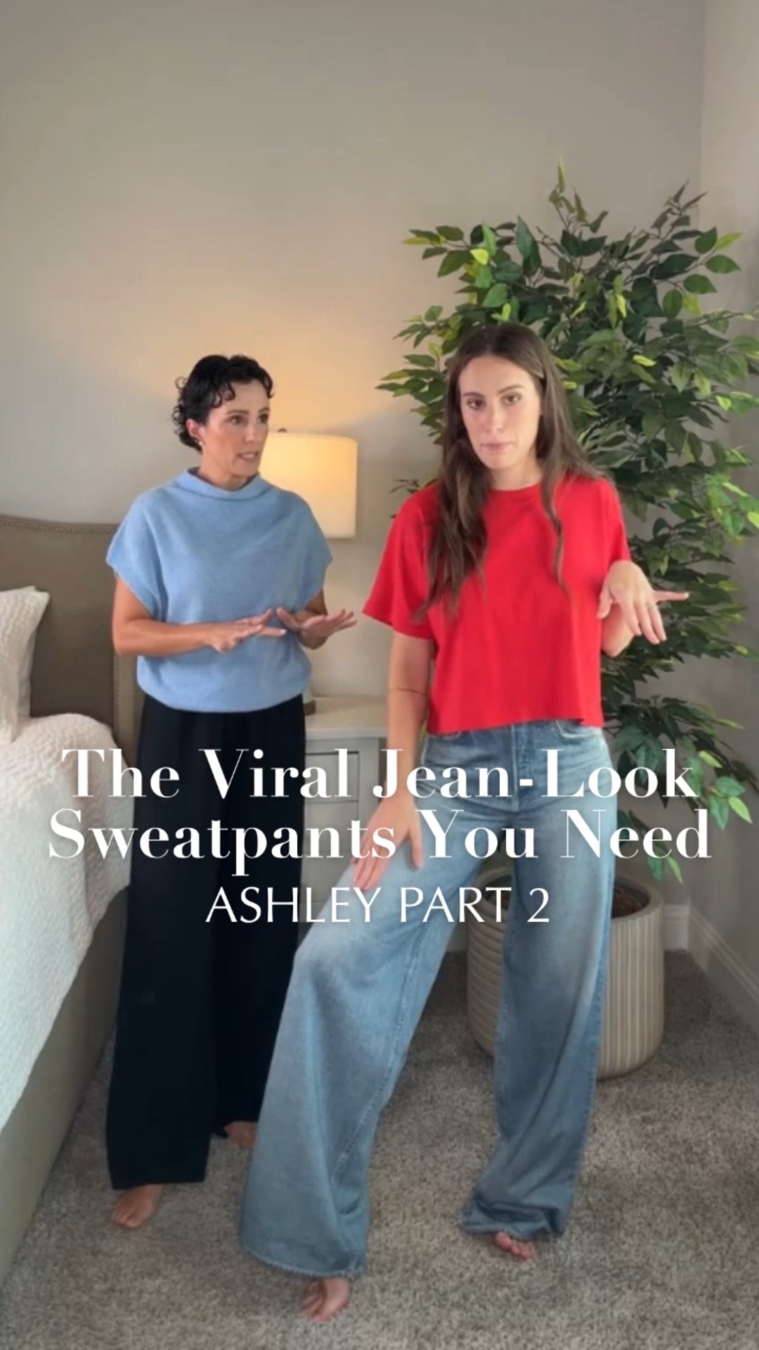 Trying these on with my daughter Ashley and we were both shocked at how comfortable they are. They look like real denim, but the inside feels like the softest lounge pant. Ashley sized down since they run a little big, and they still kept that super flattering high-waist fit. These are 100% the kind of pants you’ll reach for every single day.

#LTKTravel #LTKStyleTip #LTKootd