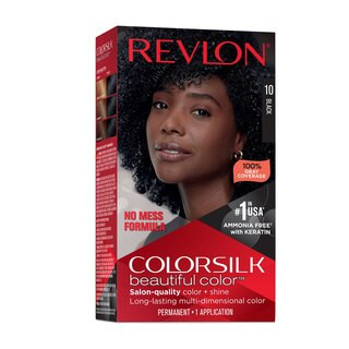 Revlon Colorsilk Beautiful Color Permanent Hair Color, 10 Black | CVS Health