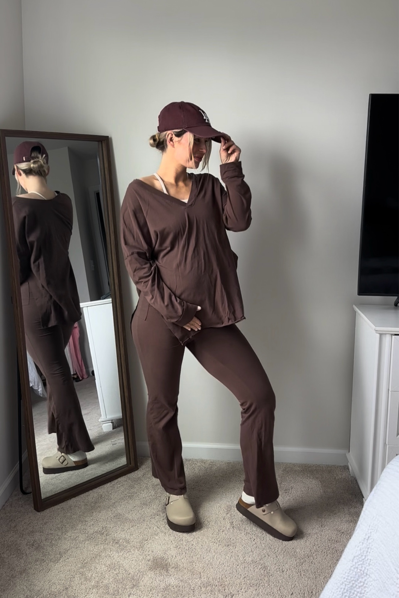 Maternity outfit 

#LTKbump #LTKActive #LTKfindsunder50