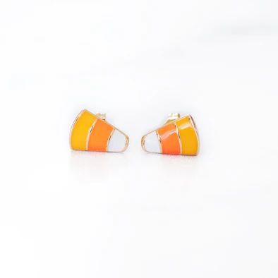 Candy Corn Stud Earrings | Golden Thread