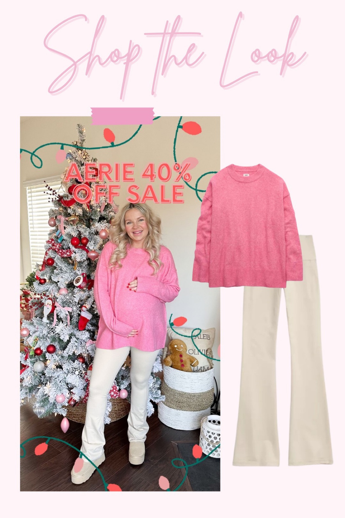 Aerie unreal sweater and bootcut leggings on major sale today! Super cozy winter pieces, both under $40 ✨ aerie sale, aerie sweater, aerie leggings, winter outfit, winter outfit, winter staples, bump friendly tops, bump friendly leggings, bump friendly sweaters

#LTKsalealert #LTKSeasonal #LTKfindsunder50