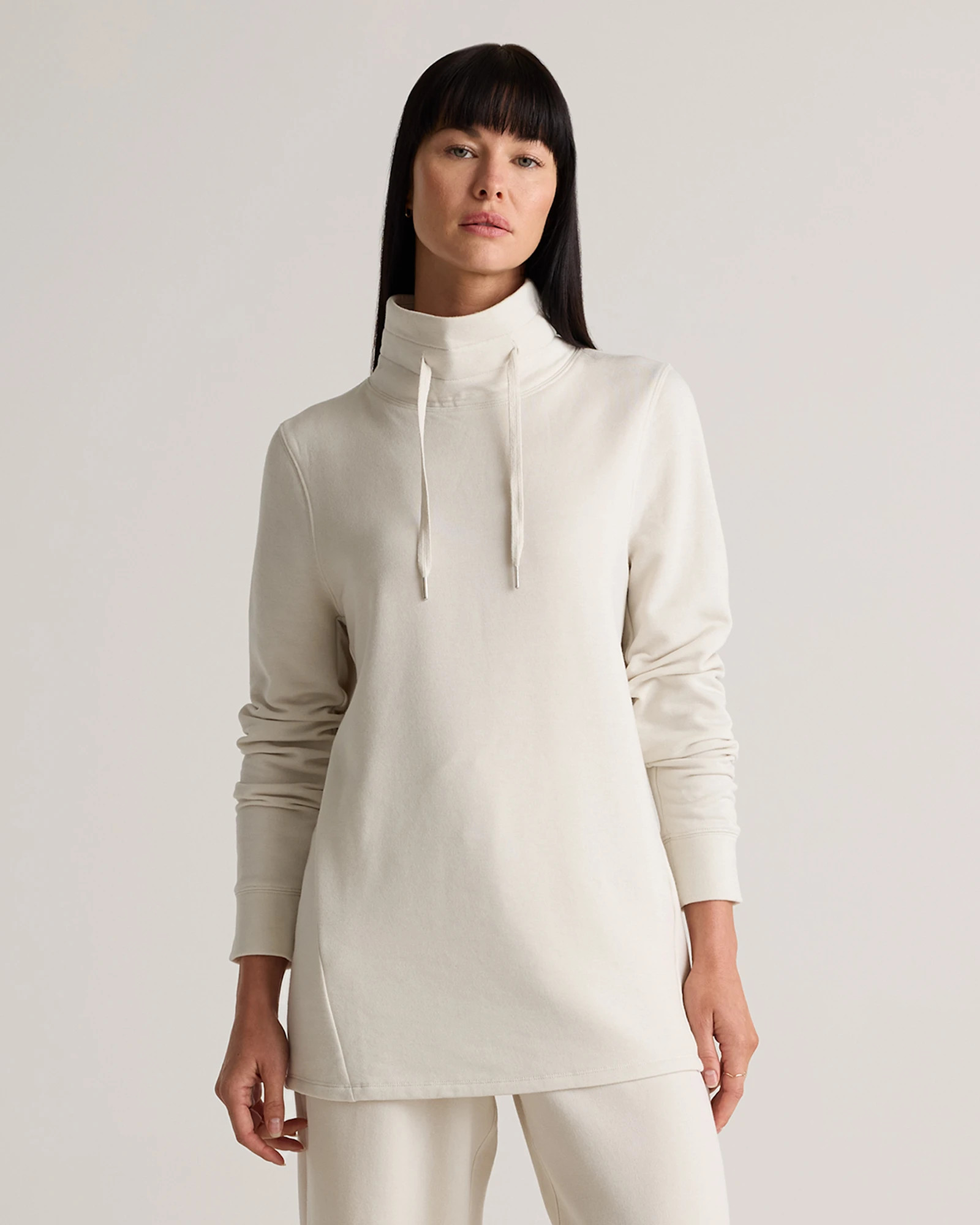 SuperSoft Fleece Mock Neck Pullover | Quince