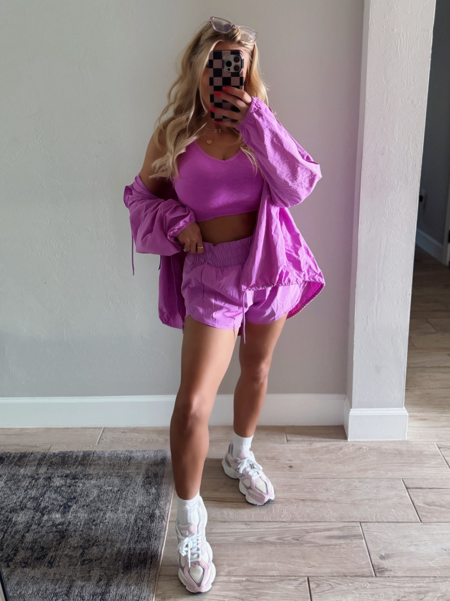 This new colorway at Walmart is so cute and fun for spring! 🌸✨ 

Size small in all (this brand runs big IMO) 

#LTKootd