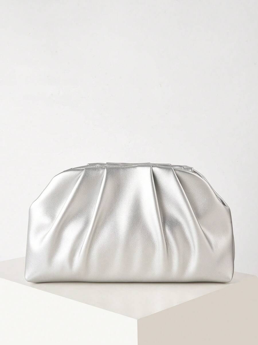 Retro Vintage Solid Color Zippering Clutch Wallet, All-Match Large Capacity Carry On Purse, Styli... | SHEIN