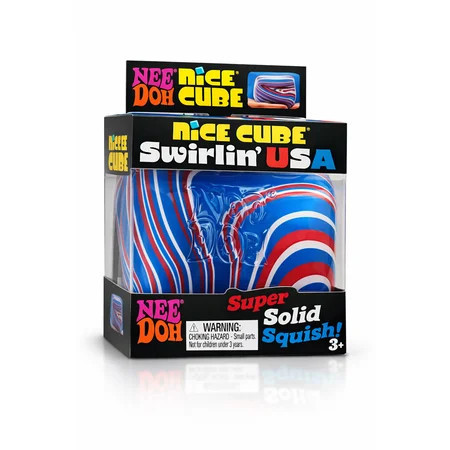 Nee Doh Swirlin Usa Nice Cube 1 pc | Walmart (US)