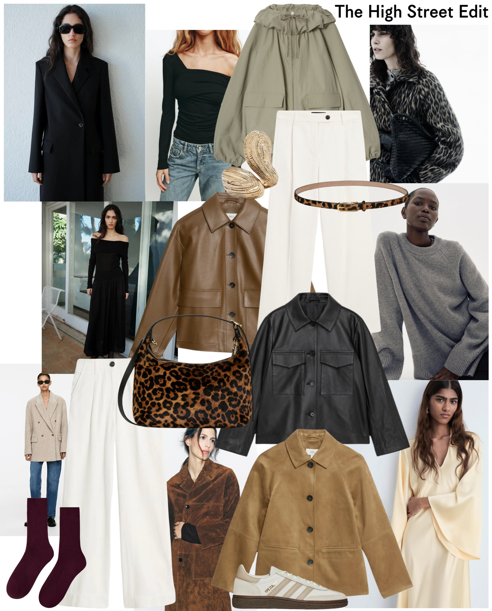 The High Street Edit 

Suede | jackets | coats | trousers | belt | bag | Zara | COS | H&M | Wishlist | winter | jumper | trainers | jewellery | trousers | citybreak

#LTKwinter #LTKuk #LTKworkwear