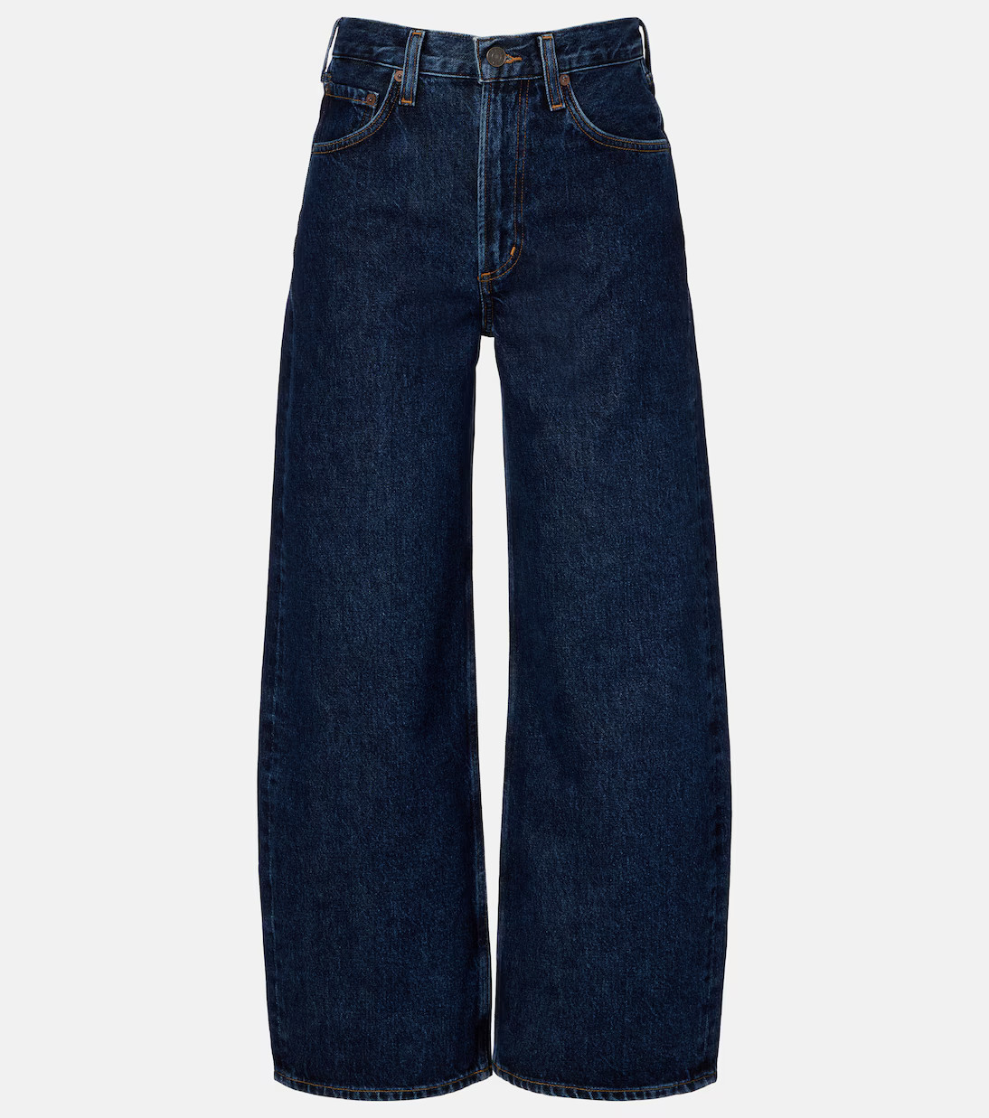 Low Curve cropped mid-rise barrel-leg jeans | Mytheresa (US/CA)