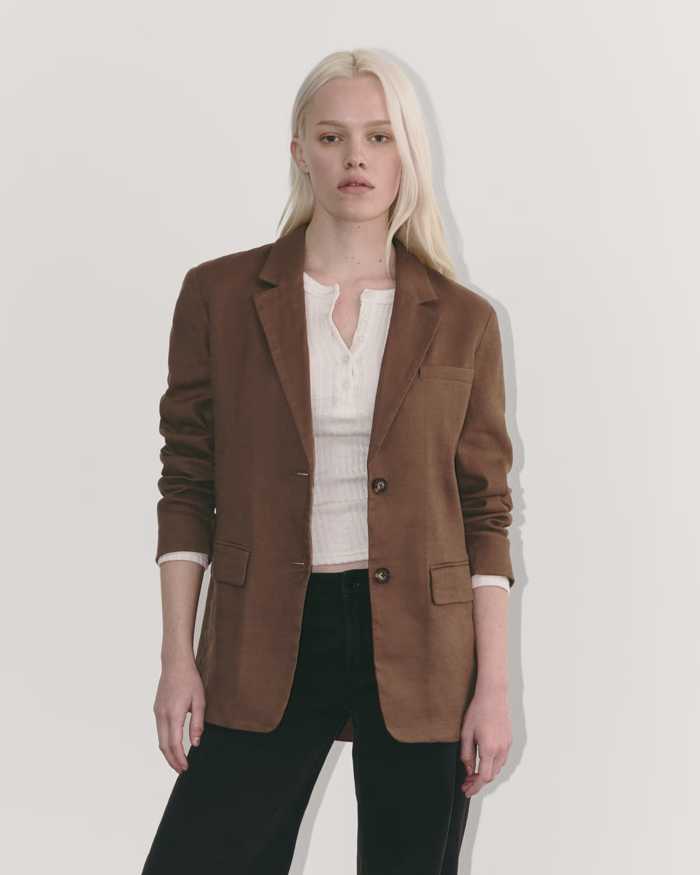 The Oversized Blazer in Stretch Linen | Everlane