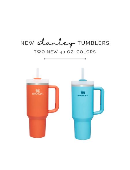 Two new Stanley tumbler colors for spring/summer! The two new greens - citron and Jade are also still available  

#LTKfamily #LTKunder50 #LTKfit