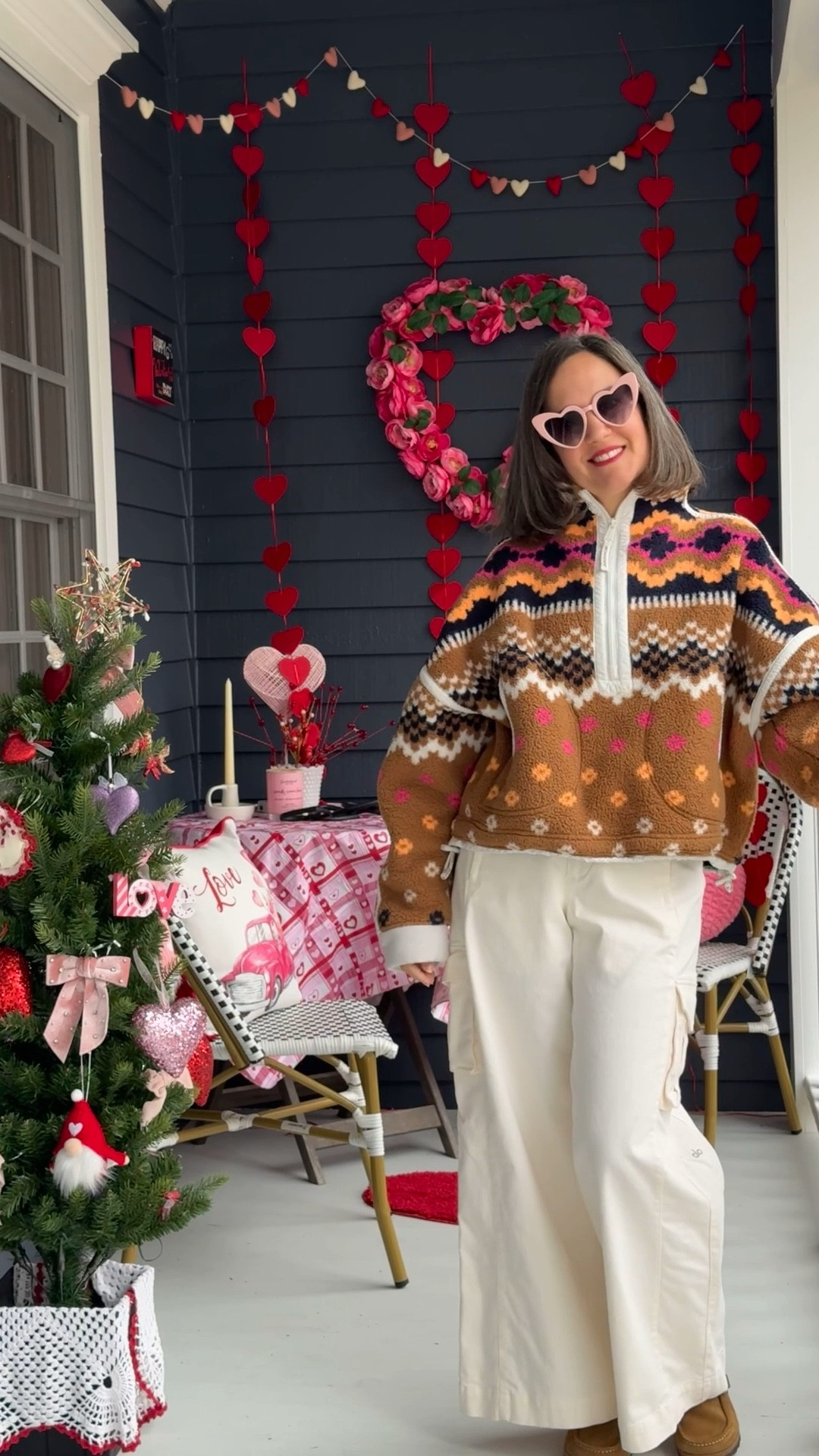 Today’s winter ootd~ Free People fleece, Alo cargo wide leg pants and my Birkenstock 🩷 I’m cozy and comfortable !

#LTKSeasonal #LTKootd #LTKOver40