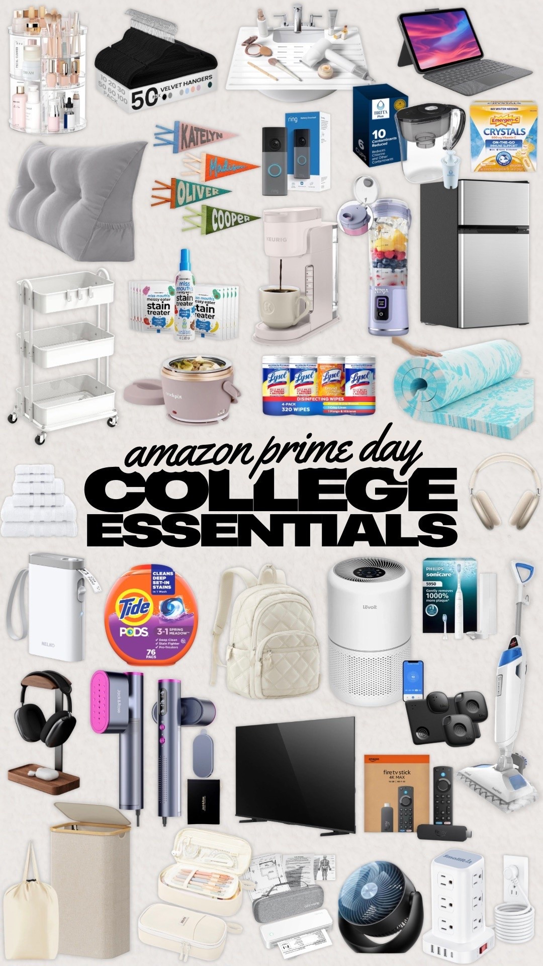 🎓✨ College essentials and dorm shopping can be SO overwhelming (and expensive 😅), so I did the work for you! I put together the ultimate list of dorm room must-haves, college essentials, and all those little things you didn't even know you'd need. Prime Day is the BEST time to grab these deals before move-in! 🛒🎉 Shop my list now! 

#PrimeDayFinds #CollegeEssentials

#LTKmomlife #LTKSaleAlert #LTKKids