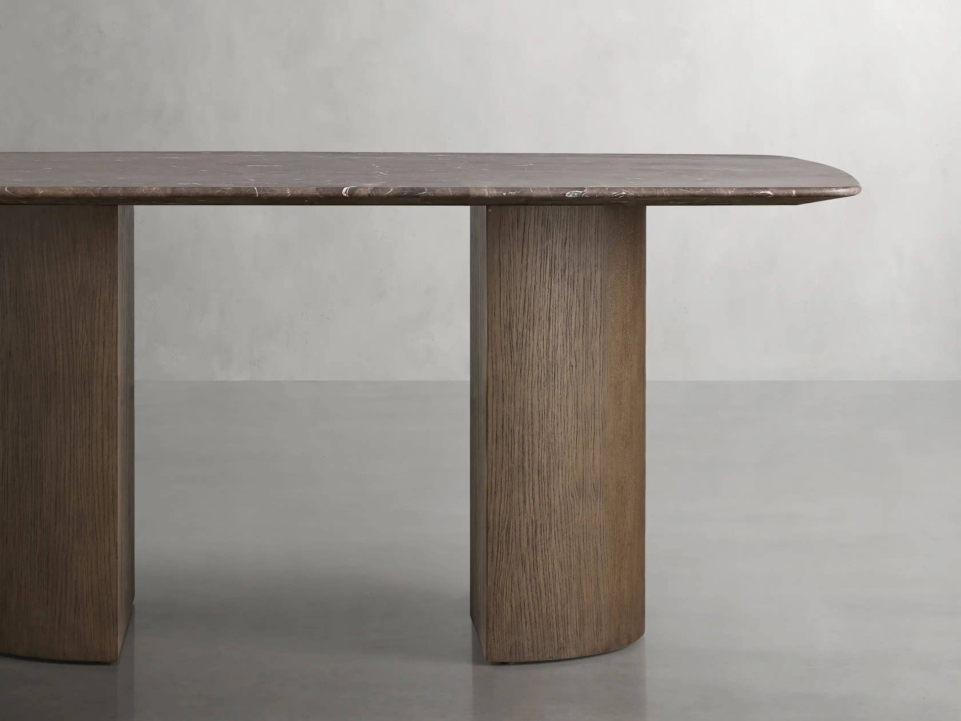 Saint Germain Stone Dining Table with Dauphine Base | Arhaus