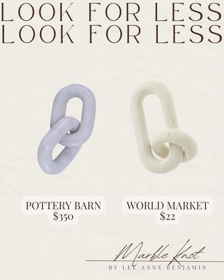 Pottery Barn marble knot look for less! 

#LTKsalealert #LTKhome #LTKunder50