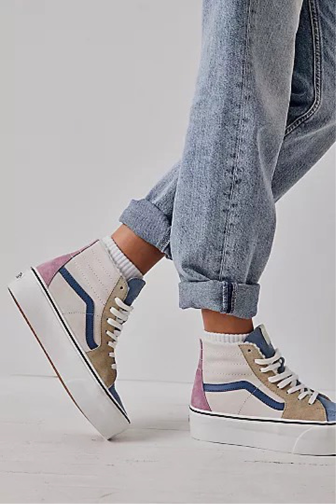 Perfectly unique these multicolor vans will get you through the rest of winter and right in the spring.

#Sneakers #Hightops #WinterOutfits #SpringShoes #FavoriteSneakers

#LTKshoecrush #LTKunder100 #LTKSeasonal
