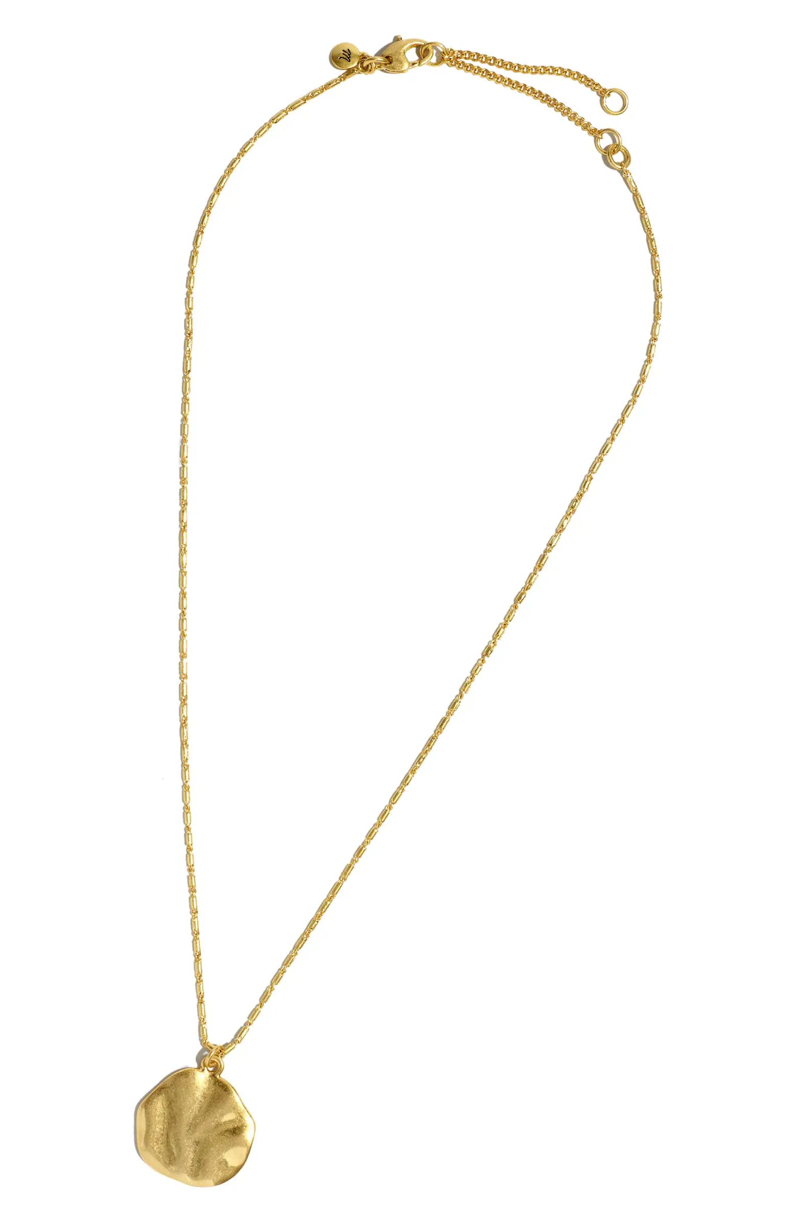 Hammered Pendant Necklace | Nordstrom