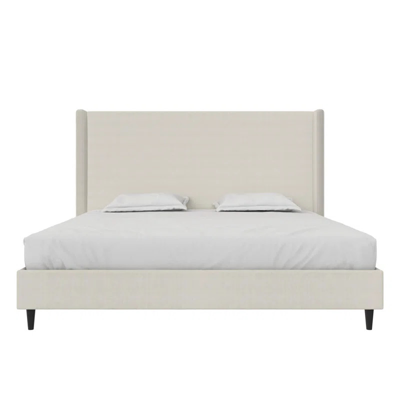 Birzer King Upholstered Wingback Bed | Wayfair North America