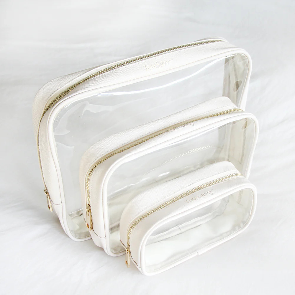 Clear Pouch Trio Set | ToteSavvy