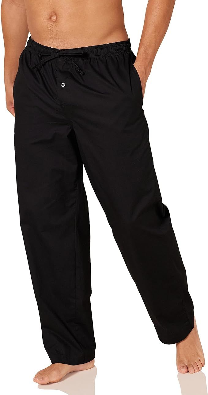 Amazon Essentials Men's Straight-Fit Woven Pajama Pant | Amazon (US)