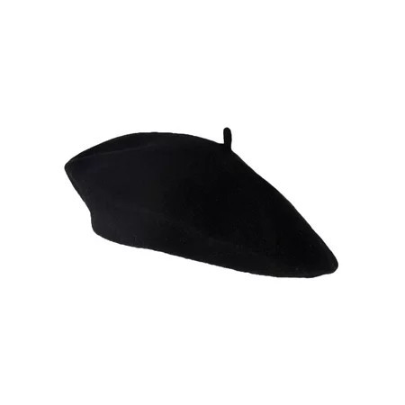 Wool Blend Fashion French Beret Black | Walmart (US)