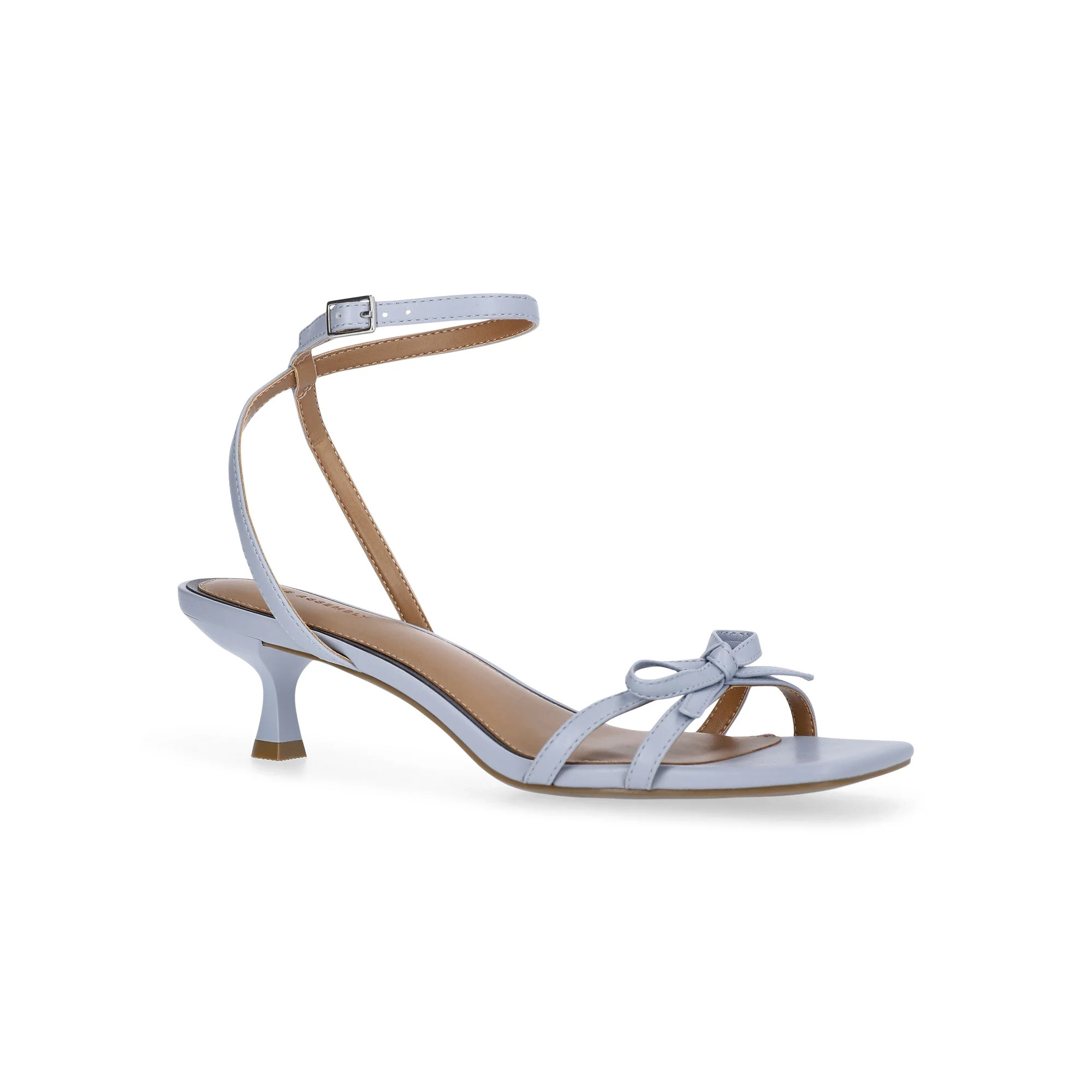 Free Assembly Women's Kitten Heel Sandals with Bow | Walmart (US)