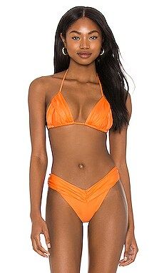 Bananhot Jasmin Bikini Top in Orange from Revolve.com | Revolve Clothing (Global)