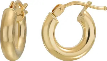 14K Gold Chunky Hoop Earrings | Nordstrom
