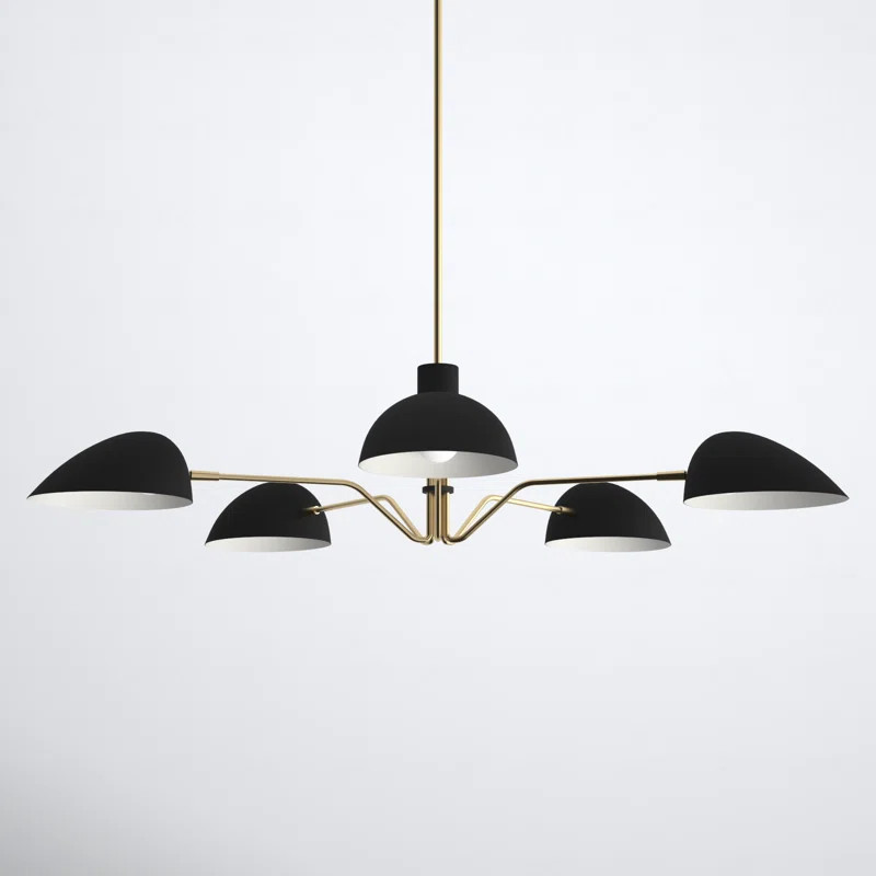 Adarna 5 Light Metal Dimmable Chandelier | Wayfair North America