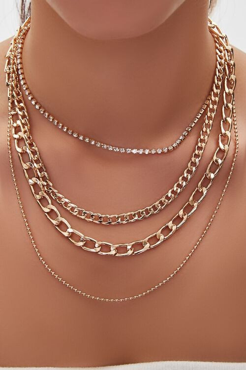 Chunky Chain Layered Necklace | Forever 21 (US)
