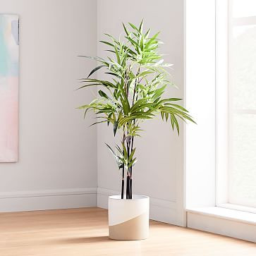 Faux Potted Green Fern Plant Tree | West Elm (US)