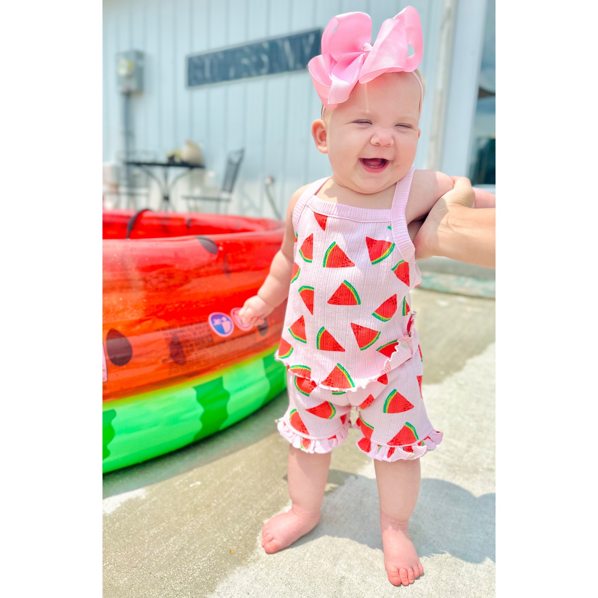 A little watermelon 🍉 sugar to brighten your Sunday shopping 🛍️ Parker Leigh’s #OOTD is brought to you by #Target we love a cute set! #TargetFinds #TargetBaby #MatchingSet #BabyClothes #BabyGirlClothes #Summer #SummerBaby 

#LTKSummerEdit #LTKSaleAlert #LTKBaby